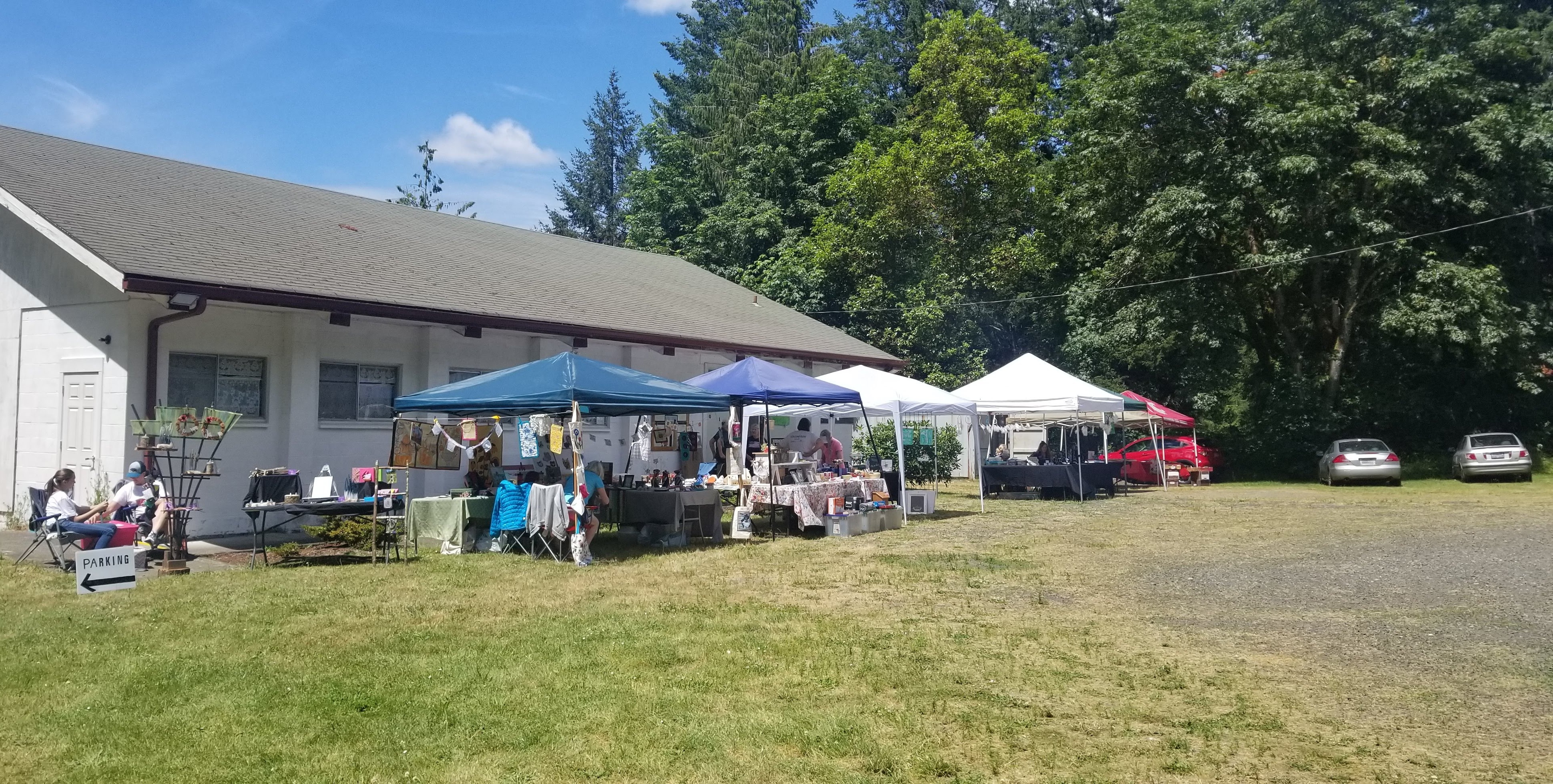 Summer outdoor swap meet
